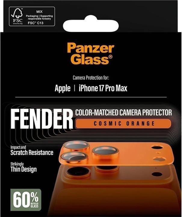 Productafbeelding PanzerGlass Fender Camera Protector (1 Pcs., Apple iPhone 17 Pro Max)