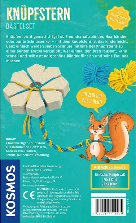 Actual product image Kosmos Knot star