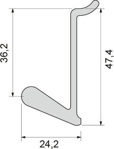 Produktbild OK-Line Einhängehaken Wall System