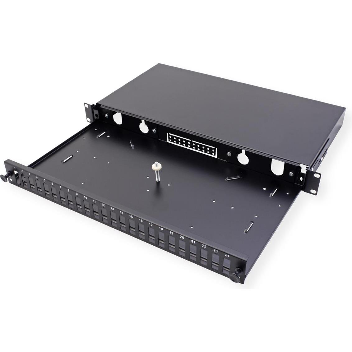 Value Pannello patch in fibra ottica, Accessori per server, Nero