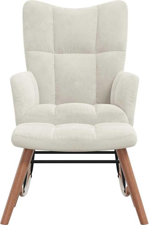 Produktbild vidaXL Schaukelstuhl mit Hocker