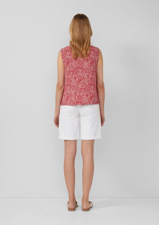 Immagine prodotto s.Oliver Bluse Blusentop aus Viskosemix mit Raffung (48)