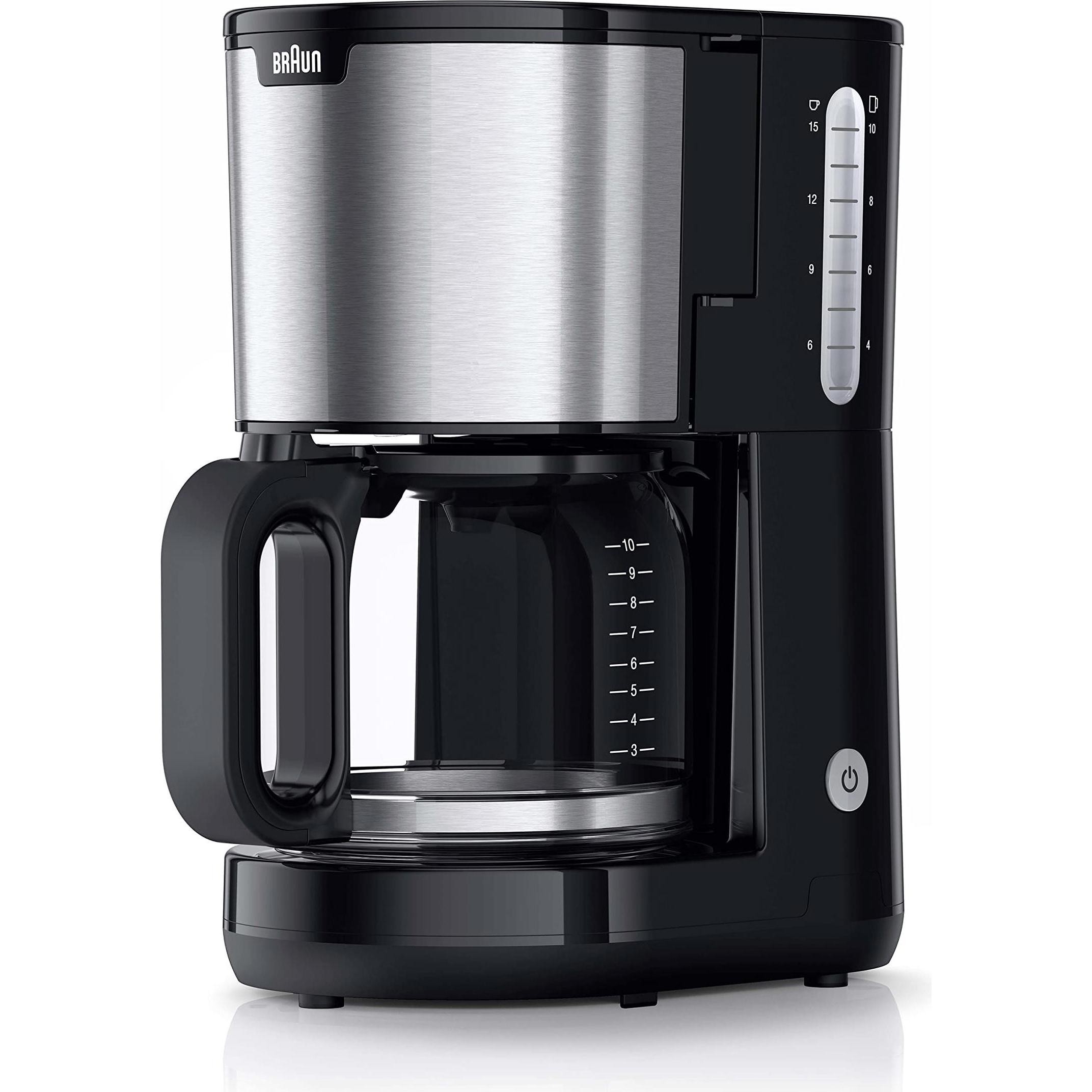 Braun Kaffeeautomat KF 1500 BK, Filterkaffeemaschine, Schwarz