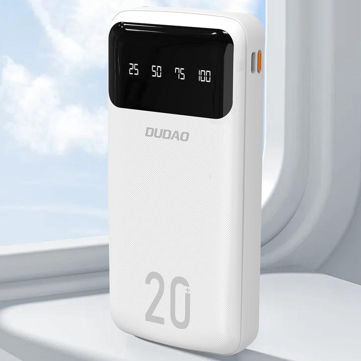 Image du produit Dudao Capacité Charger avec 3 câbles intégrés (20000 mAh, 10 W, 74 Wh)