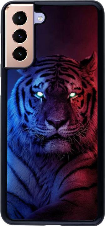 Image du produit PhoneLook Coque Tiger Blue Red (Samsung Galaxy S21+ 5G)