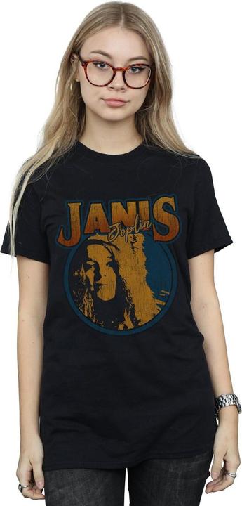 Immagine prodotto Janis Joplin Distressed Circle Maglietta Ampia Donna (XL)