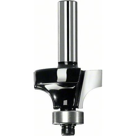 Bosch Professional Zubehör, Fräser, Abrundfräser, 1/4-Zoll, R1 9,5 mm, D 31,8 mm, L 16,2 mm, G 57 mm