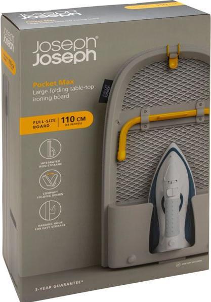 Joseph Joseph Pocket Plus Max Klappbares Tisch-Bügelbrett ecru