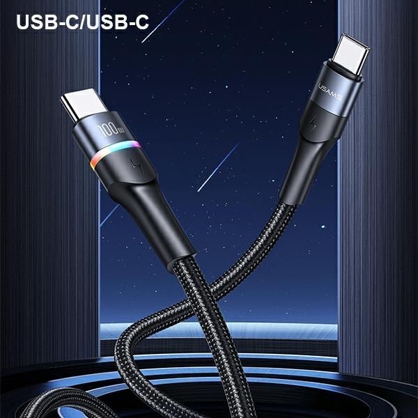 Produktbild Usams USB C — USB C (1 m, USB 2.0, 100 W)