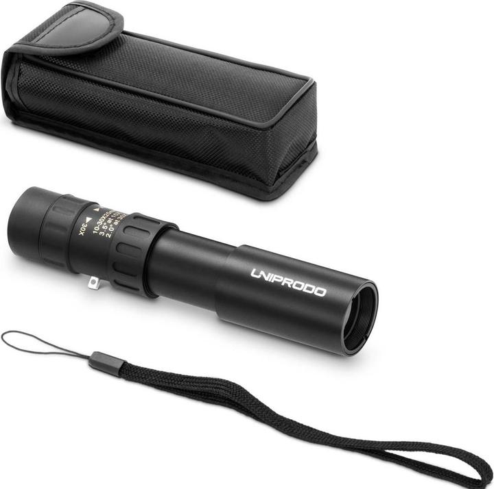 Uniprodo Monocular - 10 - 30x - 61 m/1,000 m - BK-7 - Ø 25 mm (30 x, 25 mm)