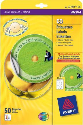 Actual product image Avery CD Labels Supersize