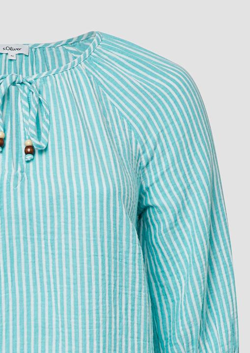 Immagine prodotto s.Oliver Bluse Musselin-Bluse mit Raglanärmeln und Raffung (52)