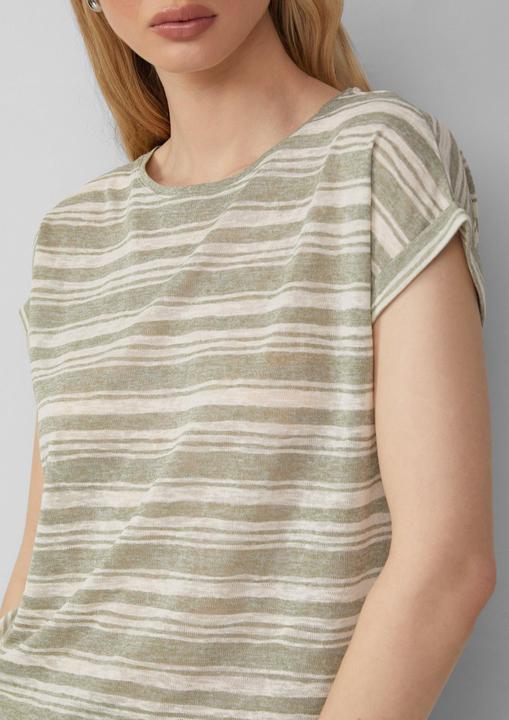 Produktbild S.Oliver T-Shirt Ringelshirt aus Viskosemix (XL)