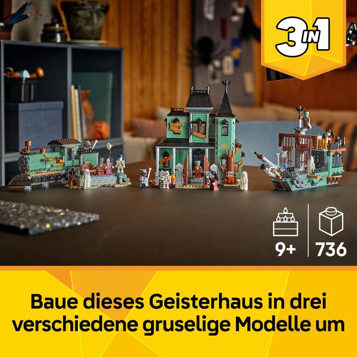 Produktbild LEGO Geisterhaus (31167, LEGO Creator Expert)
