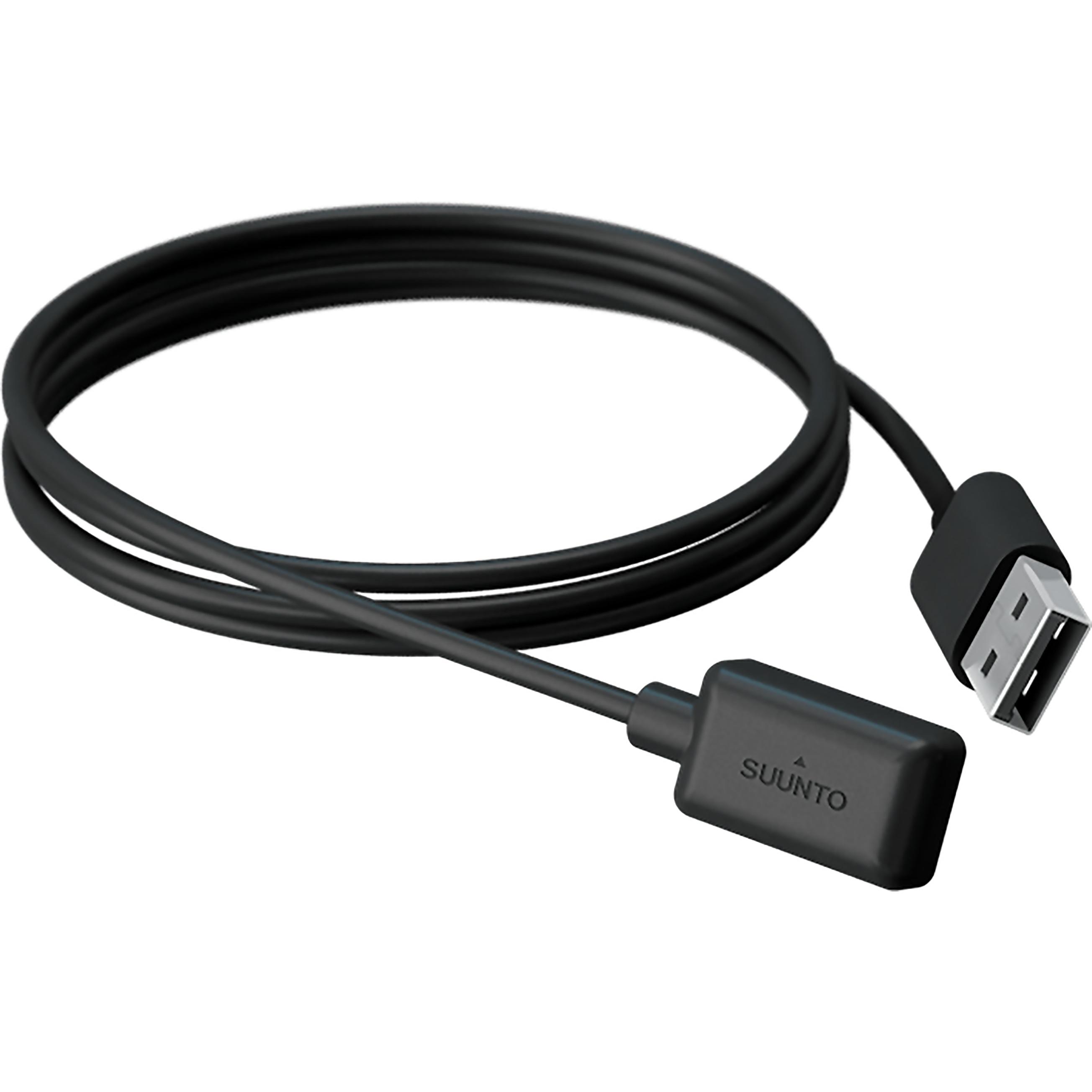 Suunto Magnetisches USB Ladekabel, Smartwatch Zubehör, Schwarz