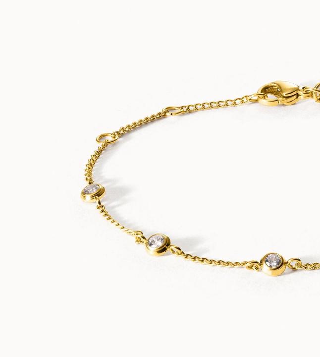 Produktbild Purelei Spotlight Armband gold (19 cm, Edelstahl, 18k vergoldet)