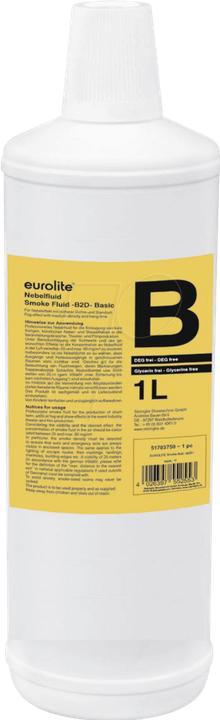 Eurolite Fluido nebbiogeno B2D Basic/Medium 1 (Liquido nebulizzato)