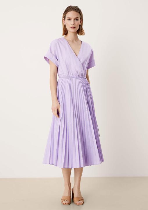 Image du produit s.Oliver Kleid Wickelkleid mit Plisseerock (40)