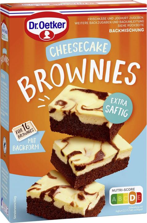 Produktbild Dr. Oetker Cheesecake Brownies (446 g)