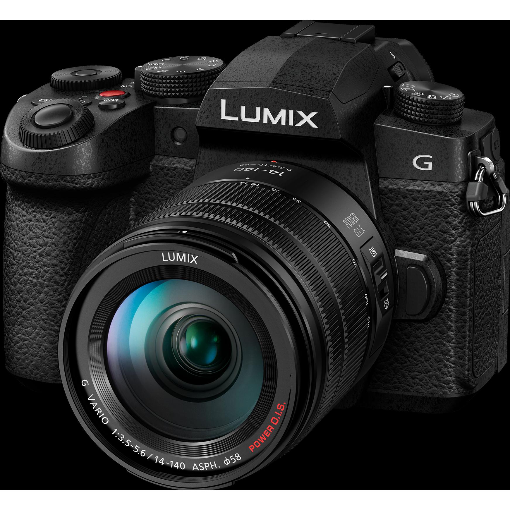 Panasonic DC-G97HE (14 - 140 mm, 21.80 Mpx), Kamera, Schwarz
