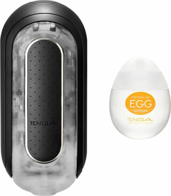 Produktbild Tenga Flip Zero Ev (Electronic Vibration) Black + Egg Lotion Bundle