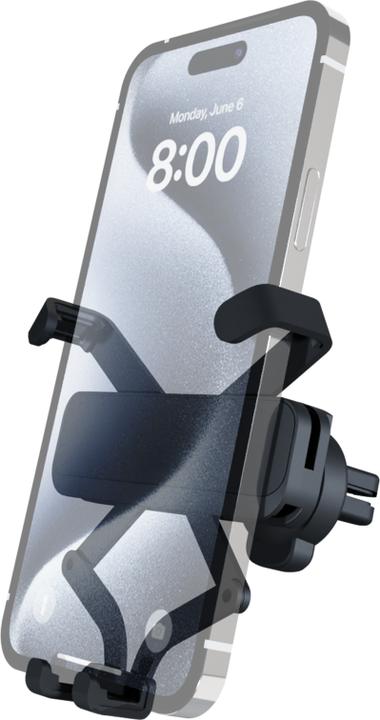 Actual product image prio universal car cradle GRAVITY for mobile phones black
