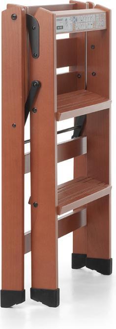 Immagine prodotto Foppapedretti Tialzo noce Scala pieghevole (Gradino pieghevole, 61 cm)