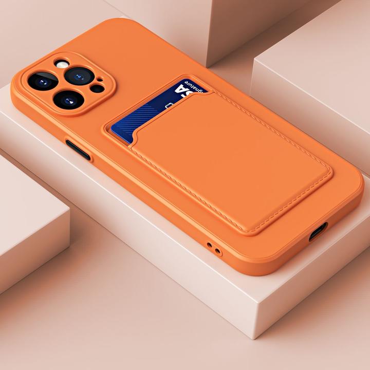 Produktbild König Design Schutz Handy Hülle für Apple iPhone 15 Pro Max Case Back Cover Etuis Kartenfach (Apple iPhone 15 Pro Max)