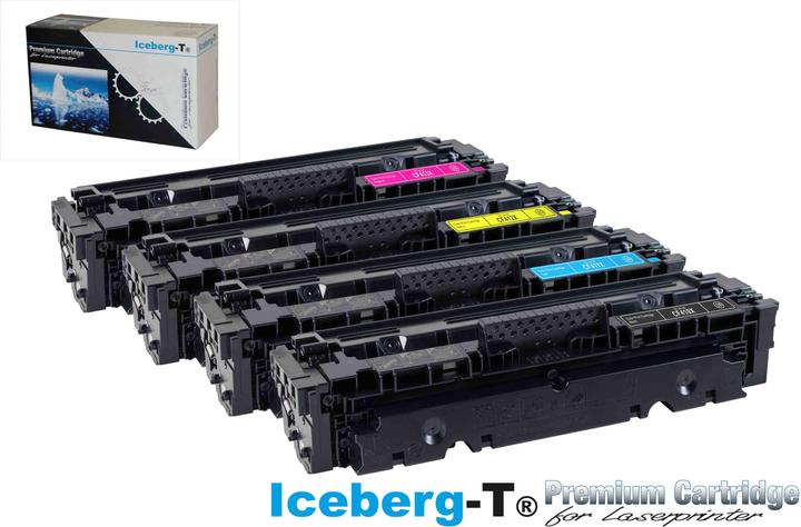 Image du produit Iceberg-T Toner SET CF410X Set avec les quatre couleurs (C, CF, M, Y)