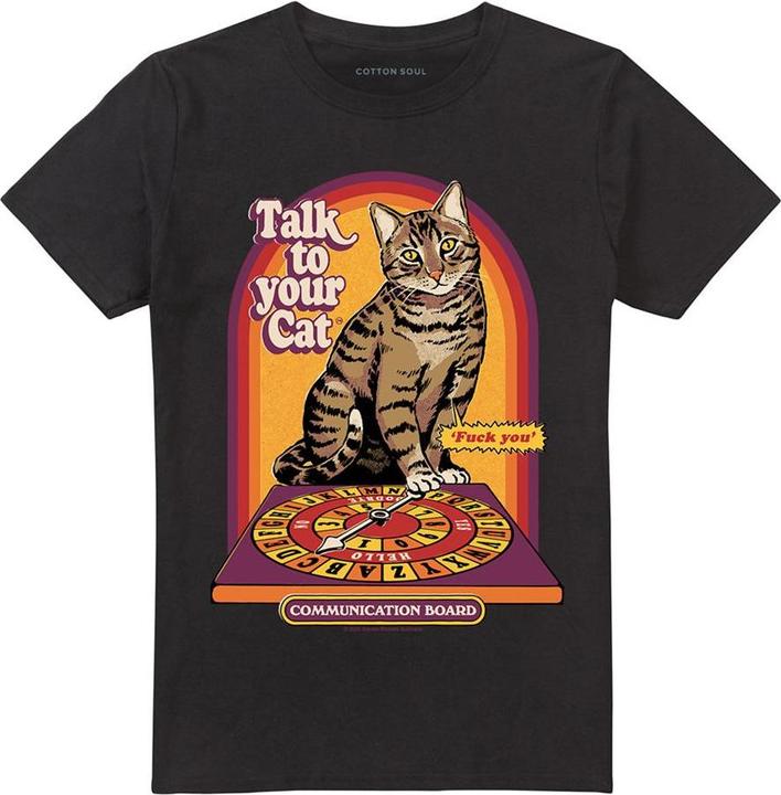 Produktbild Steven Rhodes Talk To Your Cat TShirt (5XL)