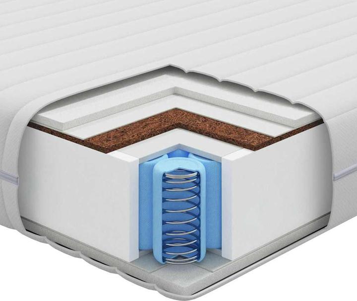 Produktbild vidaXL Matratzen Komfort (Federkern, 140 x 200 cm)