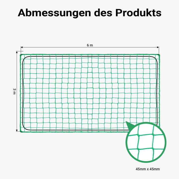 Actual product image Wiltec Trailer Transport Luggage Net Load securing net 3 x 6 m for trailers or containers