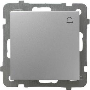 Ospel ŁP-6G/m/18, Taster + Schalter, Silber