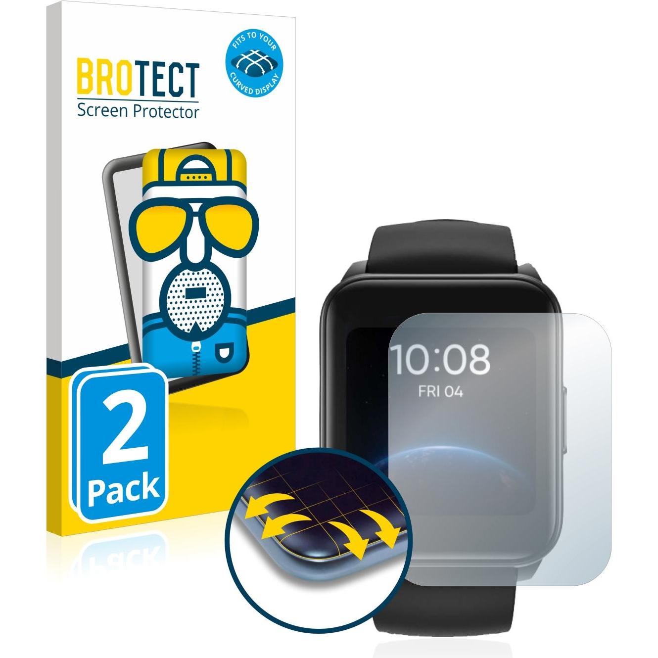 Thumbnail - BROTECT Full-Cover Displayschutz Matt, Smartwatch Schutzfolie, Grau