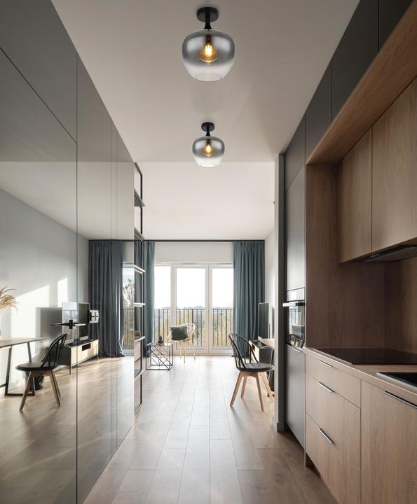 Actual product image Globo Ceiling light Maxy black matt 1xE27 (E27)