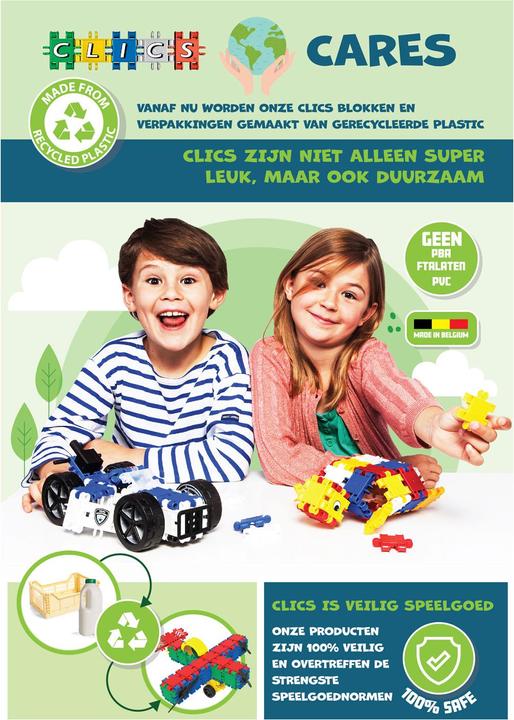 Produktbild Clics Building Blocks - Glitzerbaukasten 8in1
