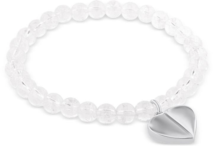 Immagine prodotto Leyda Bracciale a cuore (18 cm, Argento 925, Pietra colorata)