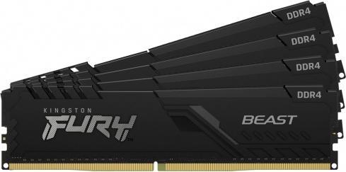 Actual product image Kingston FURY Beast (4 x 32GB, 3600 MHz, DDR4-RAM, DIMM)