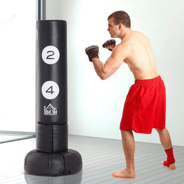 Immagine prodotto Homcom Sacco da boxe in piedi 176 cm (70 cm, 11.50 kg)