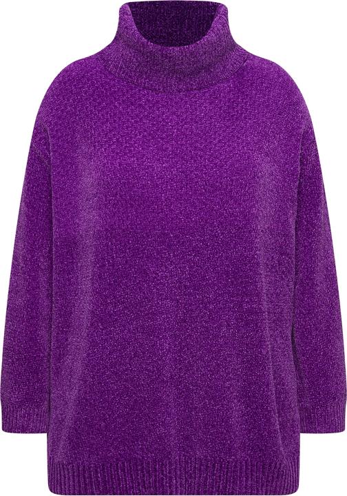Produktbild Ulla Popken Chenille-Pullover, Oversized, Stehkragen, Langarm (46, 48)