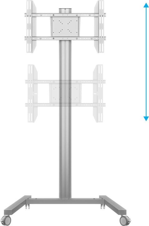 Produktbild Multibrackets Displayständer 180 Single Silver (Universal, 63", 50 kg)