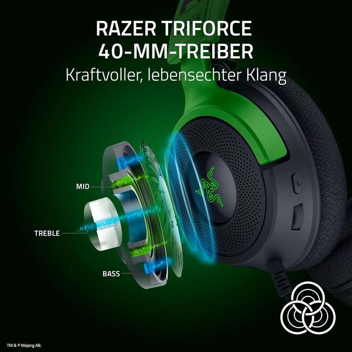 Immagine prodotto Razer Headset Kraken V4 X Minecraft (Cablato)