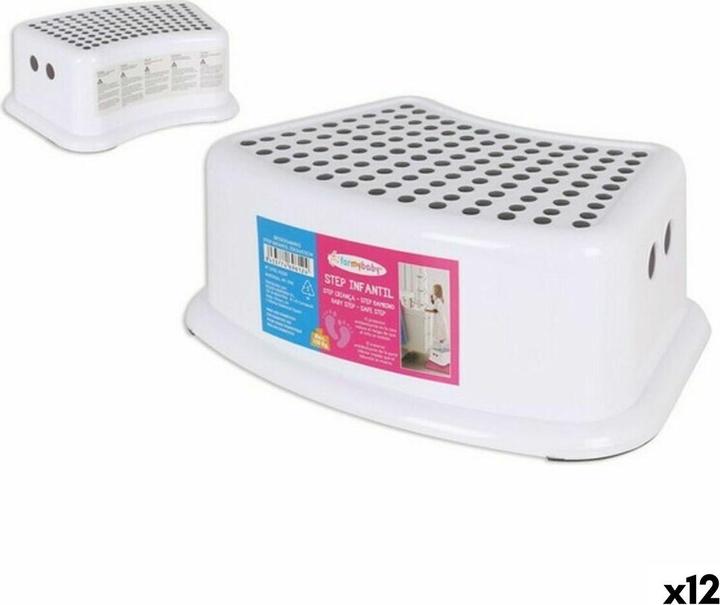 For my Baby Hocker Step Weiss (12 Stück) (33 x 24 x 13 cm)