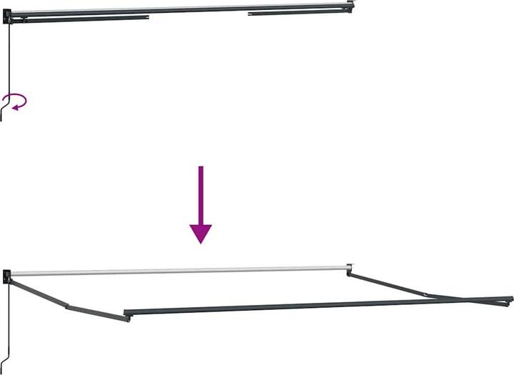 Produktbild vidaXL Einziehbare Markise (5 m)