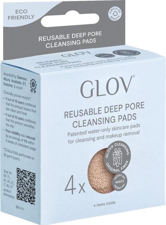 Actual product image Glov Moon Pads Original Fibre Make-Up Remover Pads 4Pcs.