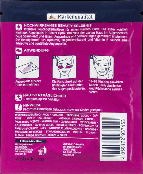 Actual product image dm Balea Eye Pads Hydrogel Glitter