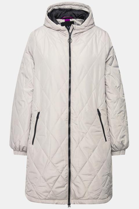 Actual product image Ulla Popken Lightly Quilted Water Repellent Coat