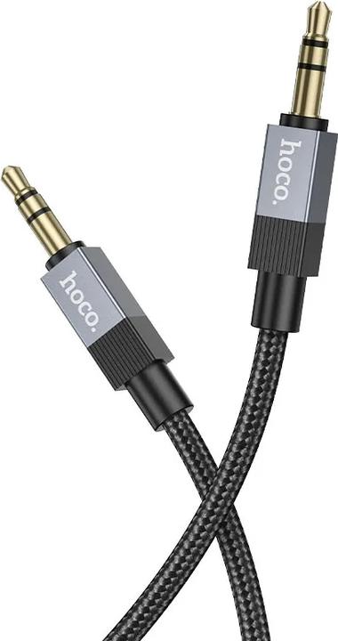 Image du produit Hoco Cable Cable AUX Jack 3,5 mm (male) to Jack 3,5 mm (male) 1 m UPA32 black (1 m, Câble AUX)