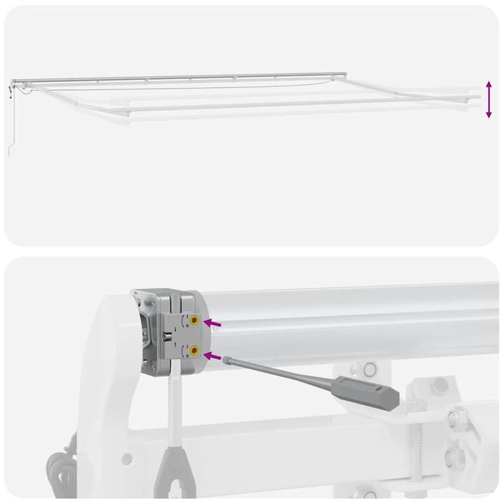 Produktbild vidaXL Markise Gelenkarmmarkise Sonnenmarkise Automatisch mit LED 600x300cm (6 m)