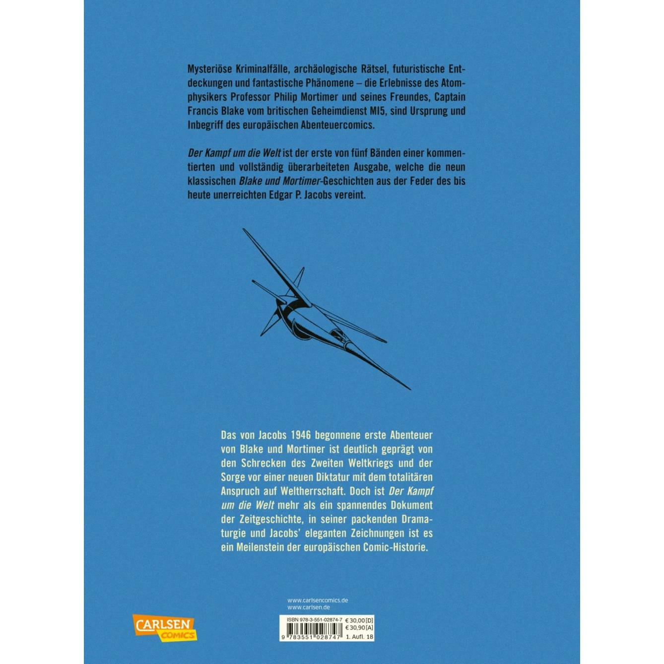 Thumbnail - Blake und Mortimer Bibliothek 1: Kampf um die Welt, Belletristik von Edgar P. Jacobs
